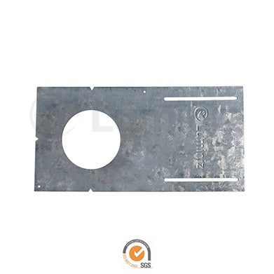 Galvanized Mounting Plate No Lip (3.5 inch)