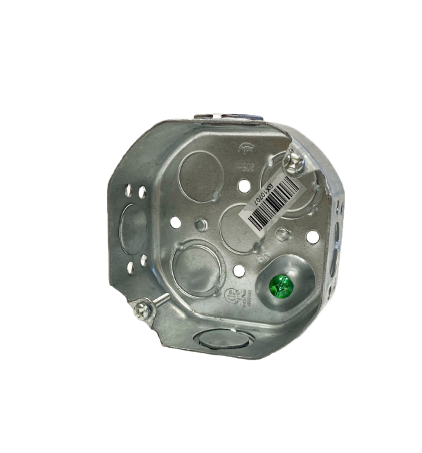 Octagonal Box 1-1/2 In. Deep KO Raised Grounding Screw - BX10707 (54151-K)