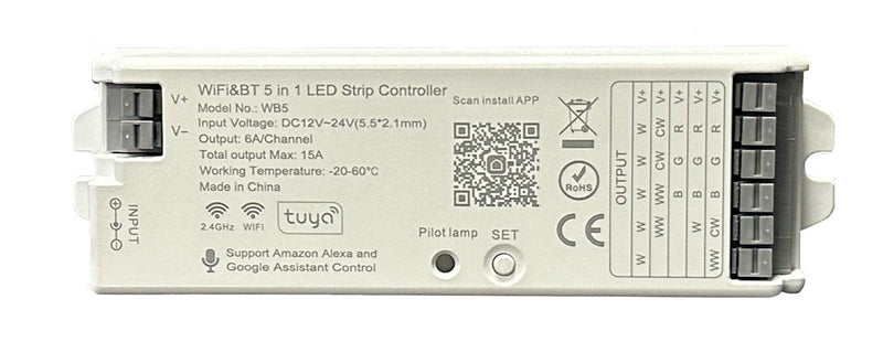 WIFI Controller for RGB and RGBW Tapelight